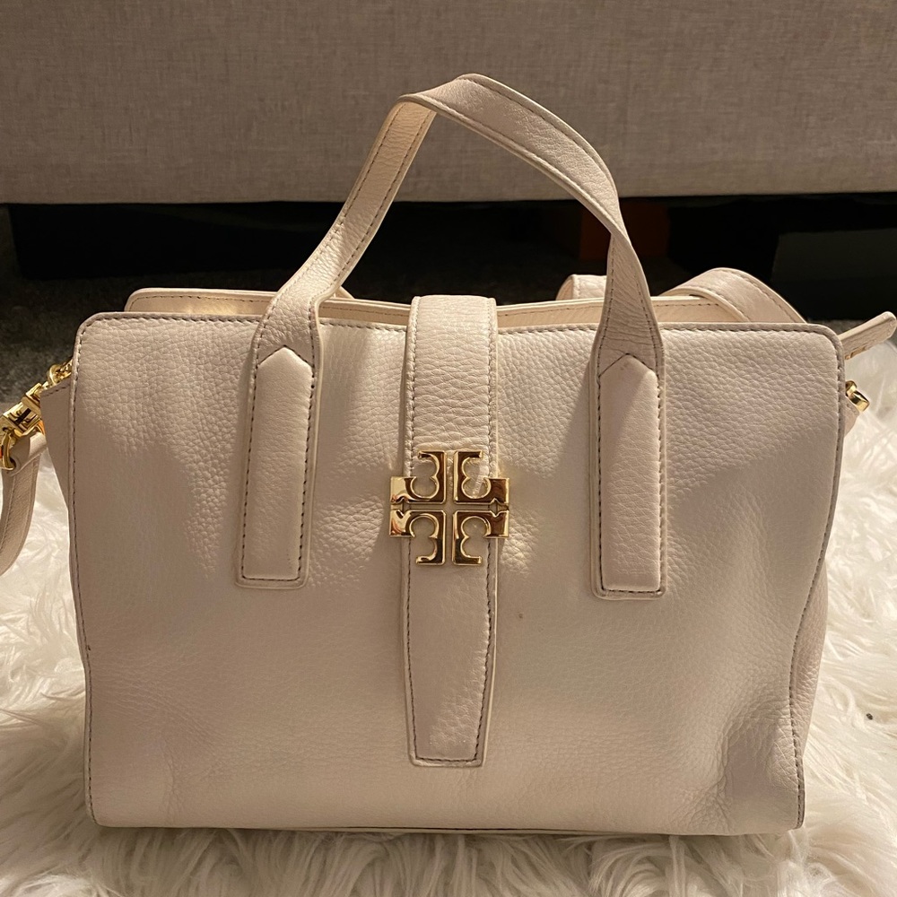 Tory Burch White Leather Purse